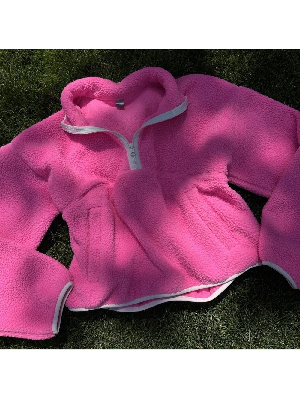 Pink Fleece Half-Zip Pullover 🎀 - Picture 4 of 5